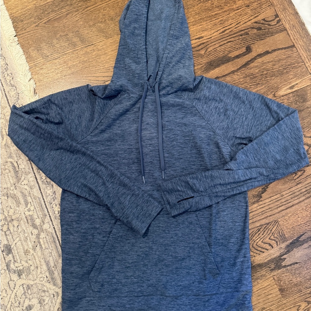 Outdoor Voices Heathered Blue Hoodie